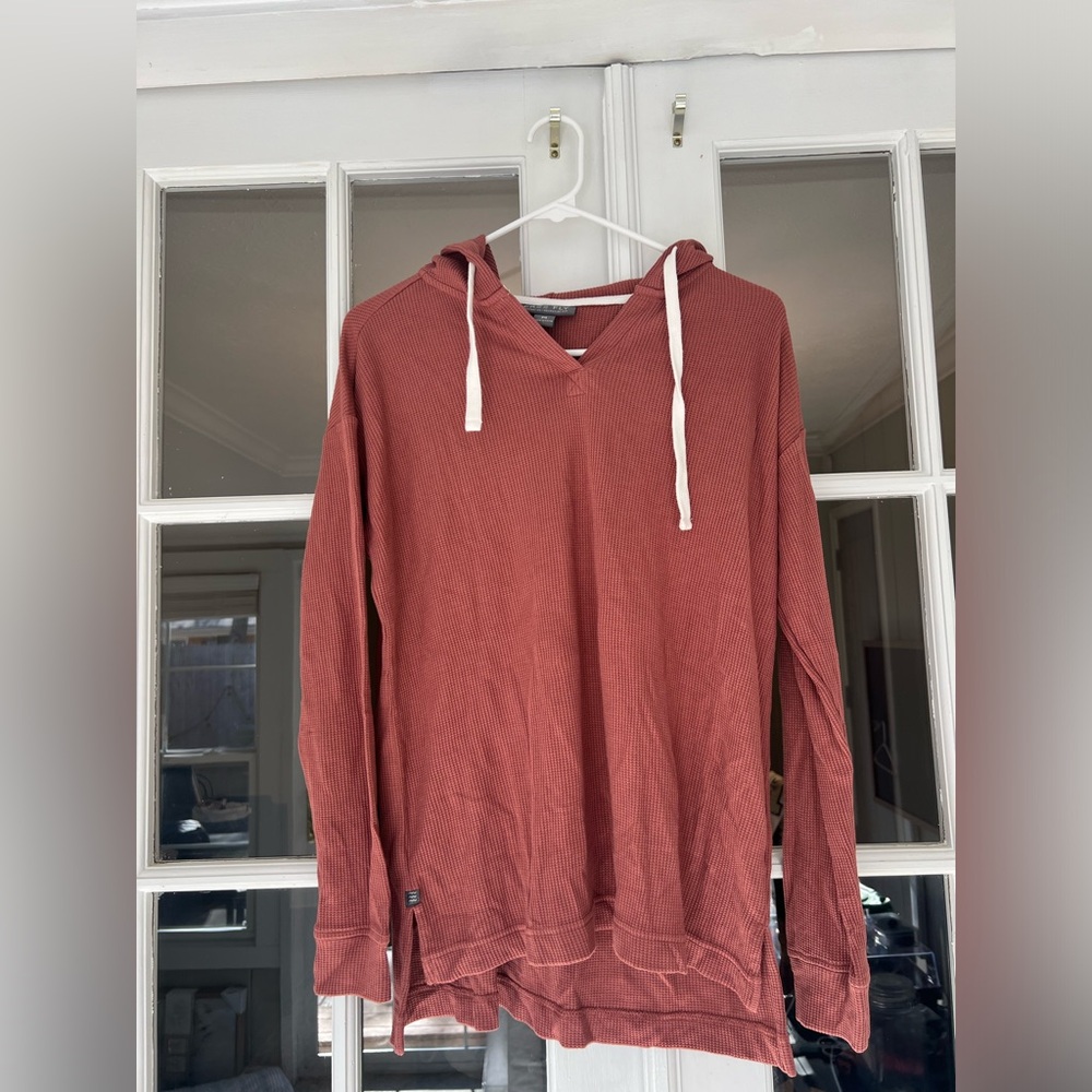 Free Fly Bamboo Waffle Hoodie Womens Size Medium